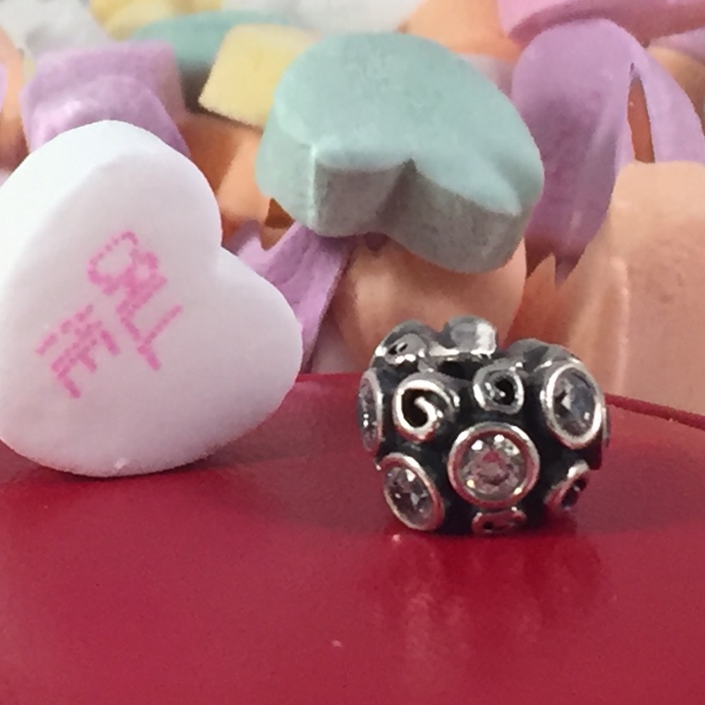 Authentic PANDORA 925 Silver Primrose Clear CZ - Picture 8 of 8